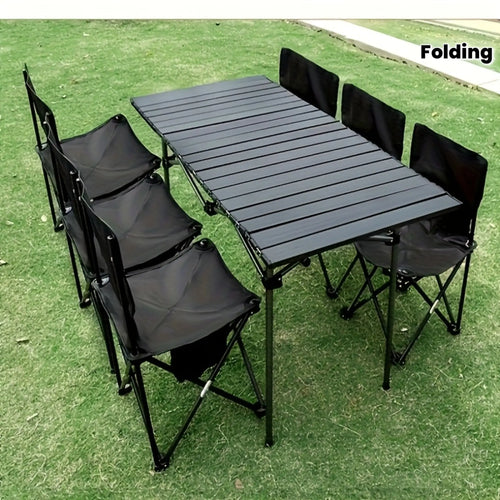 1pc Portable Folding Camping Table – Compact, Lightweight Outdoor Picnic & Barbecue Stall Table – Ideal for Camping, Barbecues, and Outdoor Activities – Convenient, Space-Saving Design Dropshipman