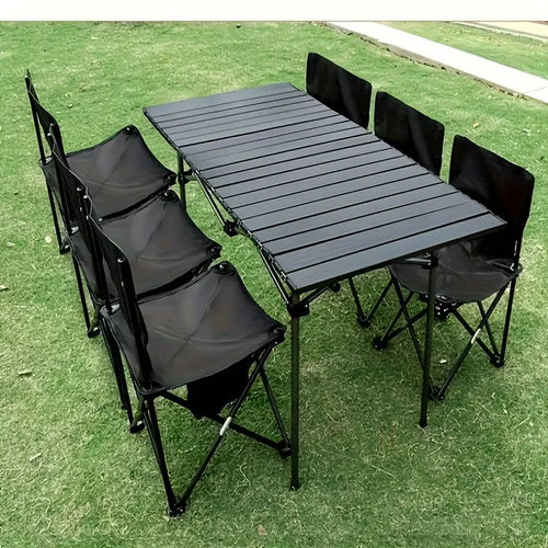 1pc Portable Folding Camping Table – Compact, Lightweight Outdoor Picnic & Barbecue Stall Table – Ideal for Camping, Barbecues, and Outdoor Activities – Convenient, Space-Saving Design Dropshipman